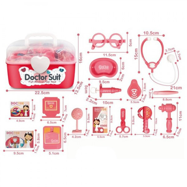 Ігровий набір Doctor Suit окуляри мед інструменти (8807A-17) Чернігів - фото 1