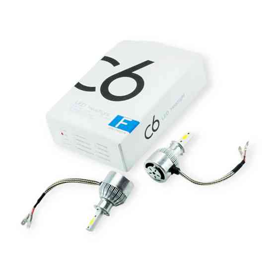 Автолампа H3 12V-24V C6 6500K 3800L 70W радиатор с вентилятором LED Мукачево