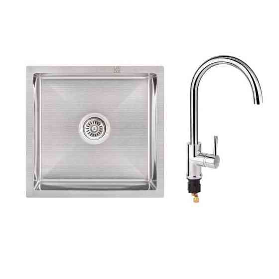 Набор для кухни 2 в 1 со смесителем для фильтрованной воды (LIDZH4745BRU3010 + QTSPRCRM007F2) хром Киев