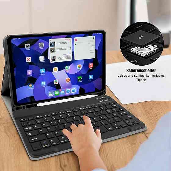 Чохол DINGRICH з клавіатурою для iPad Air 5 2022/Air 4 2020 10.9/iPad 4-го покоління 10.9 / iPad Pro 11 2018 Дніпро