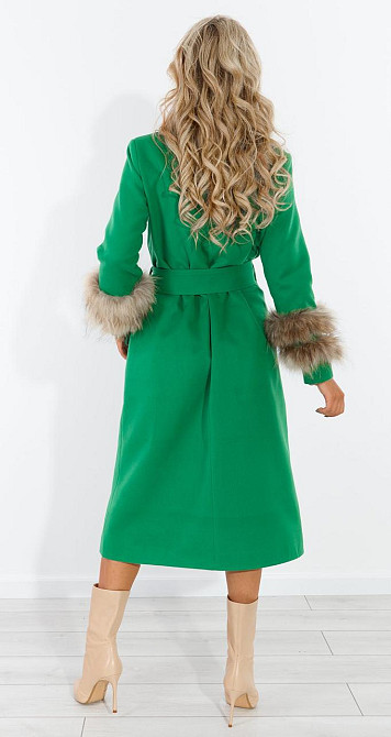 Пальто с натуральным мехом (44) Киев - изображение 6