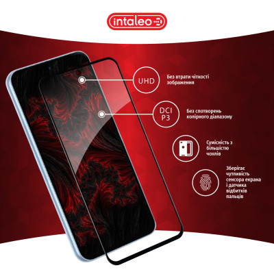 Стекло защитное Intaleo Full Glue Samsung A54 5G Black (1283126559891) Винница - изображение 4