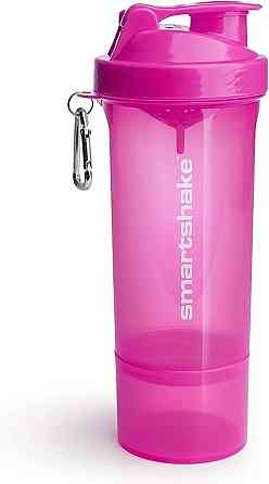 Шейкер спортивний SmartShake Slim 500ml Neon Pink Кам'янське