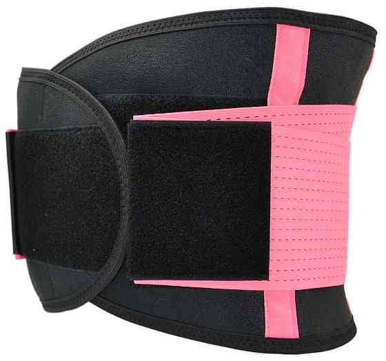 Пояс компрессійний MadMax MFA-277 Slimming belt Black/neon pink L Кам'янське