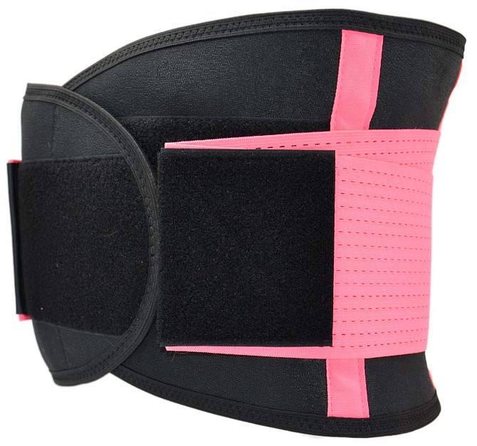 Пояс компрессійний MadMax MFA-277 Slimming belt Black/neon pink L Кам'янське - фото 3