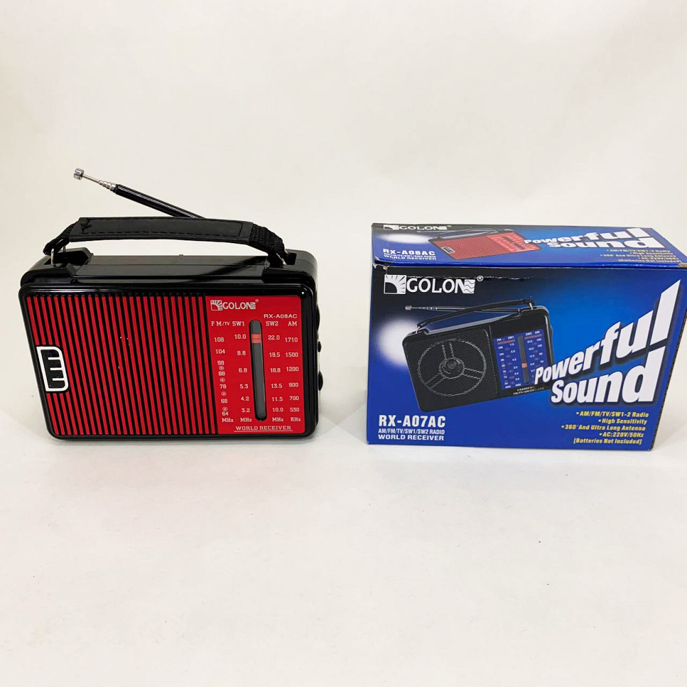 Міні радіо GOLON RX-A08, Радіоприймачі фм, Фм радіоприймач від мережі 220в, Найпростіший радіоприймач MX-32 Львів - фото 6