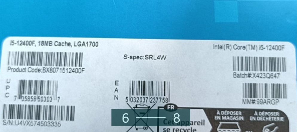 Процесор Intel Core i5 — 12400F. Київ - фото 2