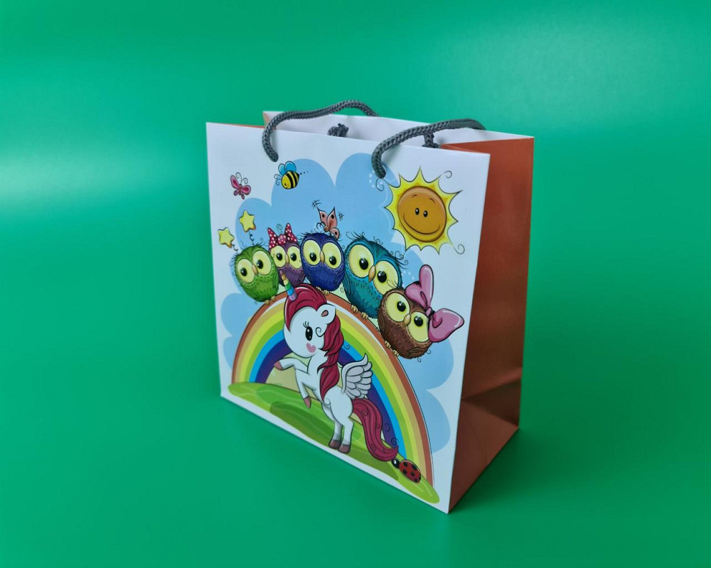 Пакет подарунковий під чашку 16/16/8 (артЧ-189) (12 шт.) Харків - фото 1