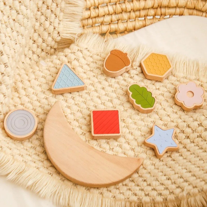 Балансирующие деревянные игрушки Монтессори, деревянные игрушки-конструктор для детей на 9 элементов Каменец-Подольский - изображение 4