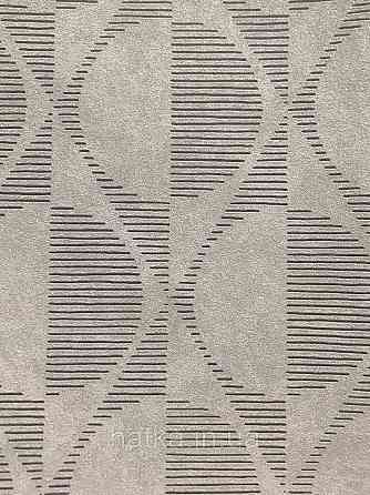 Шпалери флізелінові AS Creation Pop style 37478-5 геометрія фігури коло ромби сірий графітовий Київ