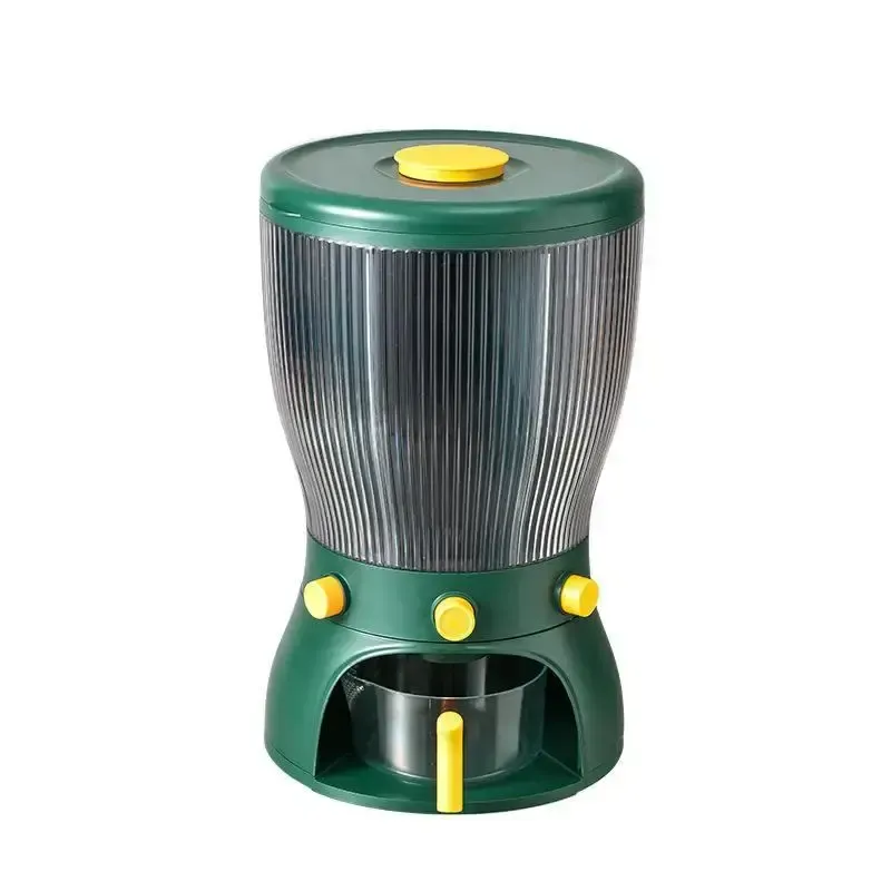 Белый Диспенсер для круп вращающийся с дозатором Коломия - фото 7