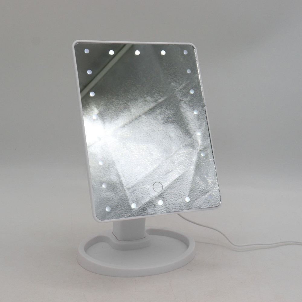 Настільне дзеркало для макіяжу з LED підсвічуванням,NJ-230,Біле SBR Київ - фото 9