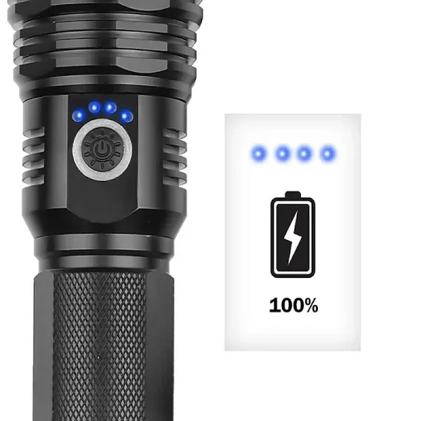 Ліхтарик ручний BAILONG BL-X92-P70, Телескопічний зум, акумулятор, кілька режимів світіння 7668 Пт Одеса - фото 7