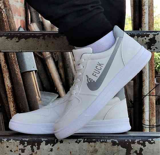 Кросівки Nike Білі Чоловічі Форси Найк FUCK (розміри: 40,41,42,43,44) Дніпро
