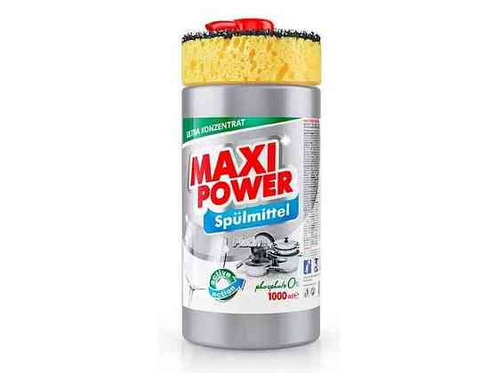Засіб для миття посуду 1л (дозаторгубка) Платина ТМ MAXI POWER Solmir Київ