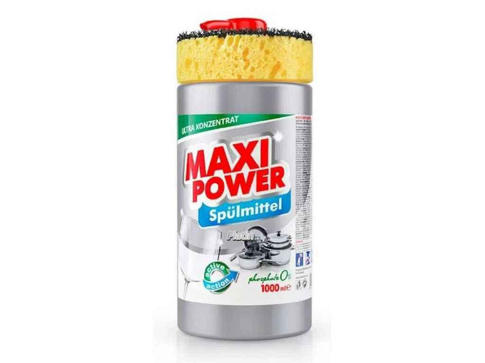 Засіб для миття посуду 1л (дозаторгубка) Платина ТМ MAXI POWER Solmir Київ - фото 1