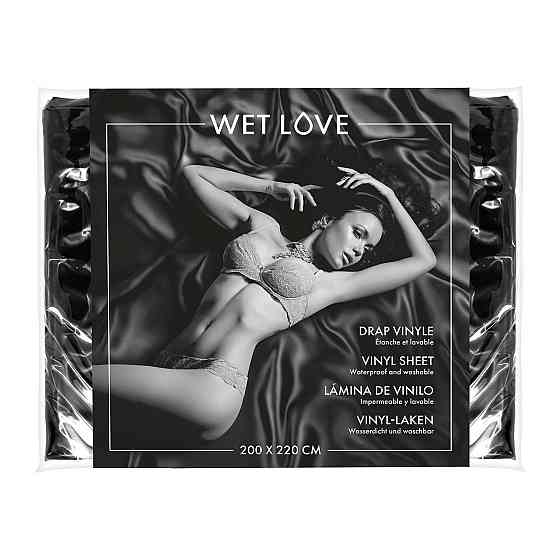 Простирадло з вінілу Fetish Tentation Black 220x200, чорне Sex Aura Київ
