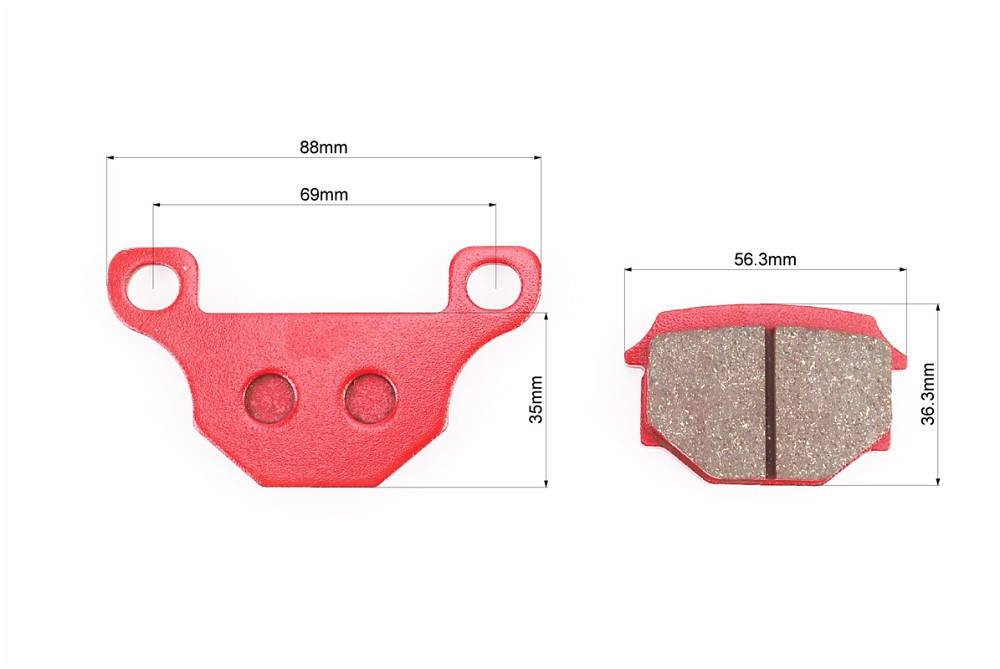Гальмівні колодки (дискові) Viper 125J; V150A/Suzuki GS-125; GX-125; SJ-125/Wuyang Wy-125/Branson Киев - изображение 2