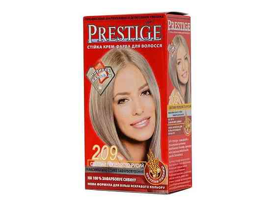 Крем-фарба №209 Світлий попелясто-русявий ТМ PRESTIGE Київ