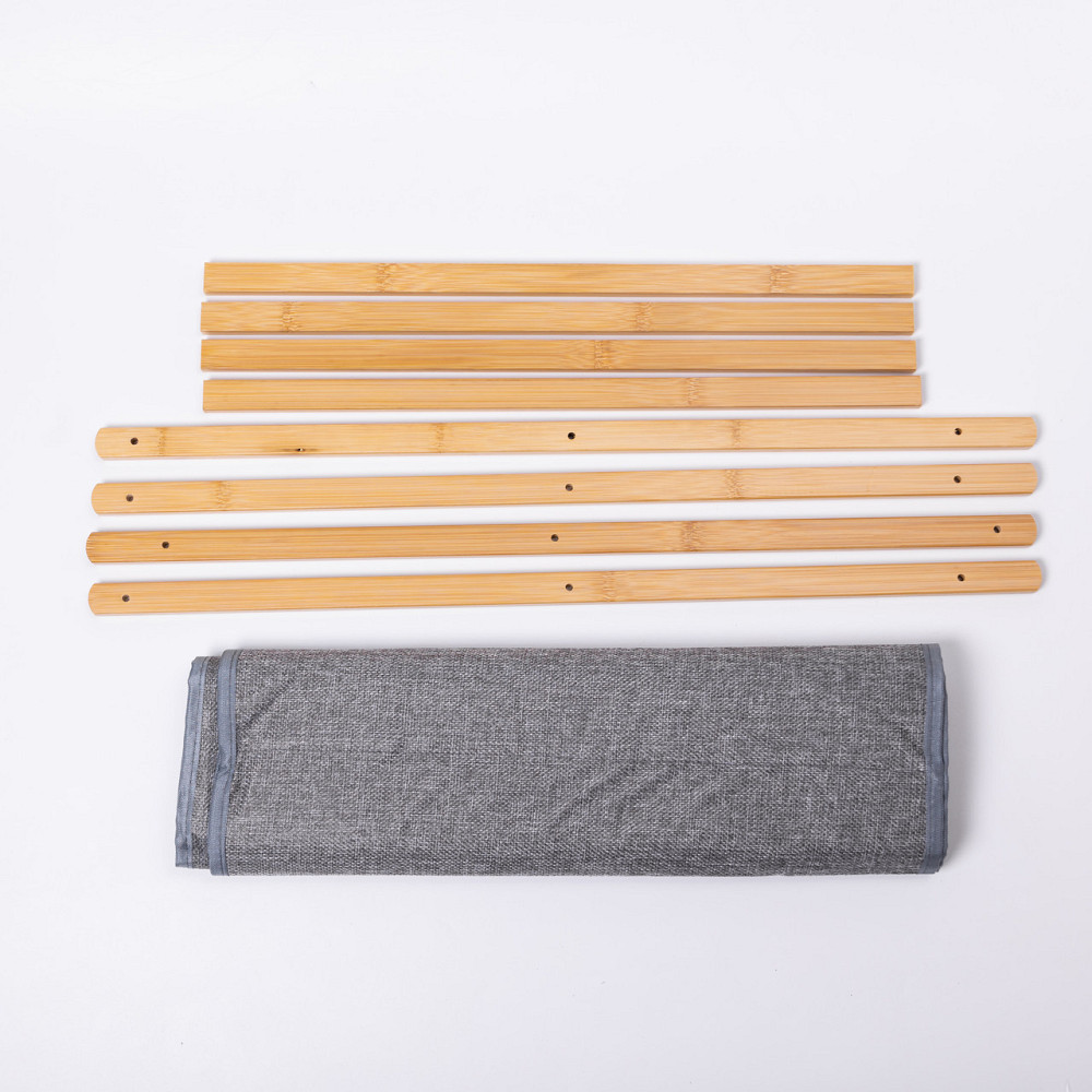 Yiwu Кошик для білизни на підставці 52×30×60 (см) м'який Сірий HP-41-17 Коломыя - изображение 10