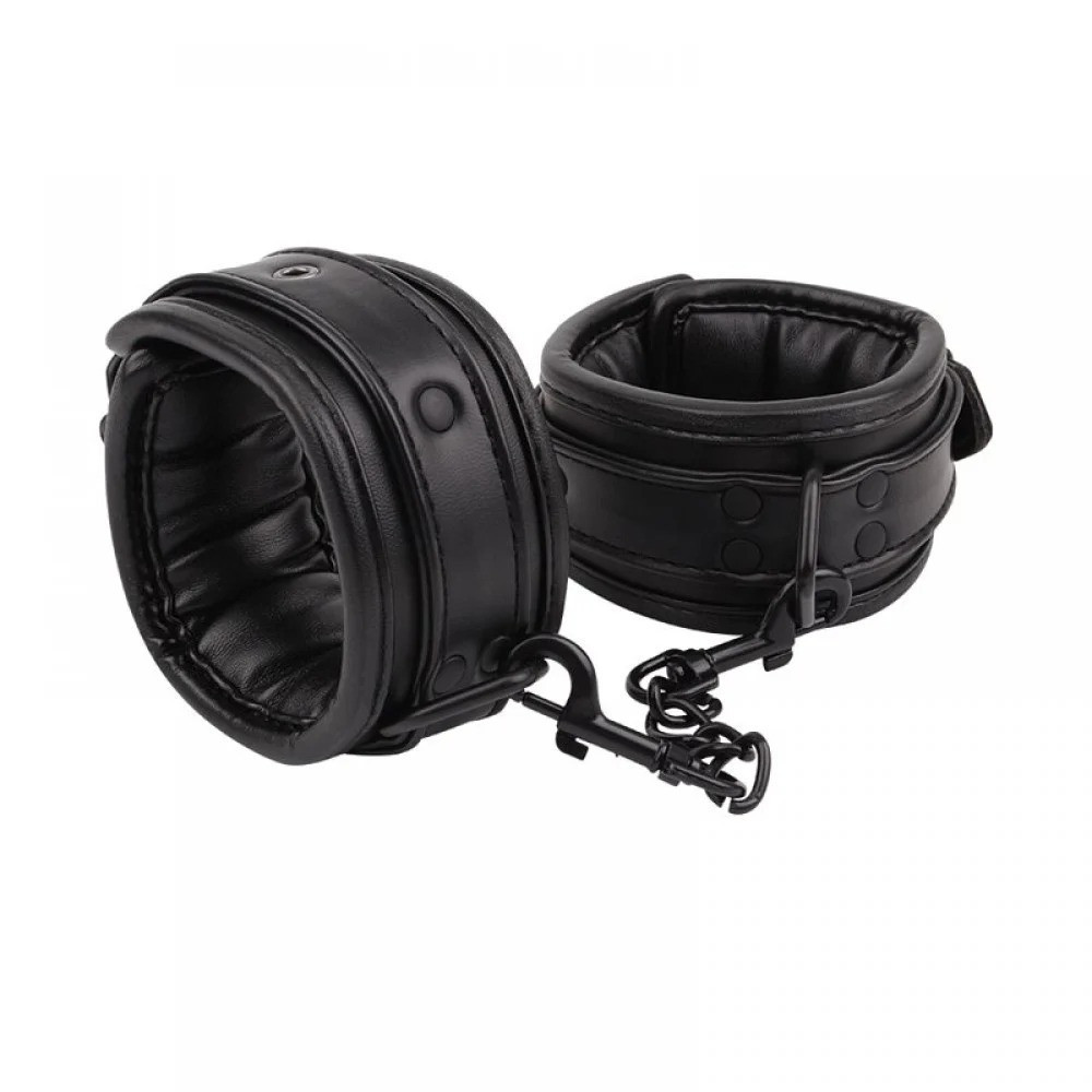 Поножі Chisa Fierce Feuphoria Deluxe зі штучної шкіри, чорні Sex Aura Київ - фото 2