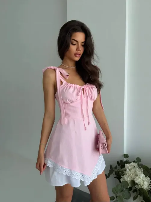 Стильное платье для летнего льна Одесса - изображение 18