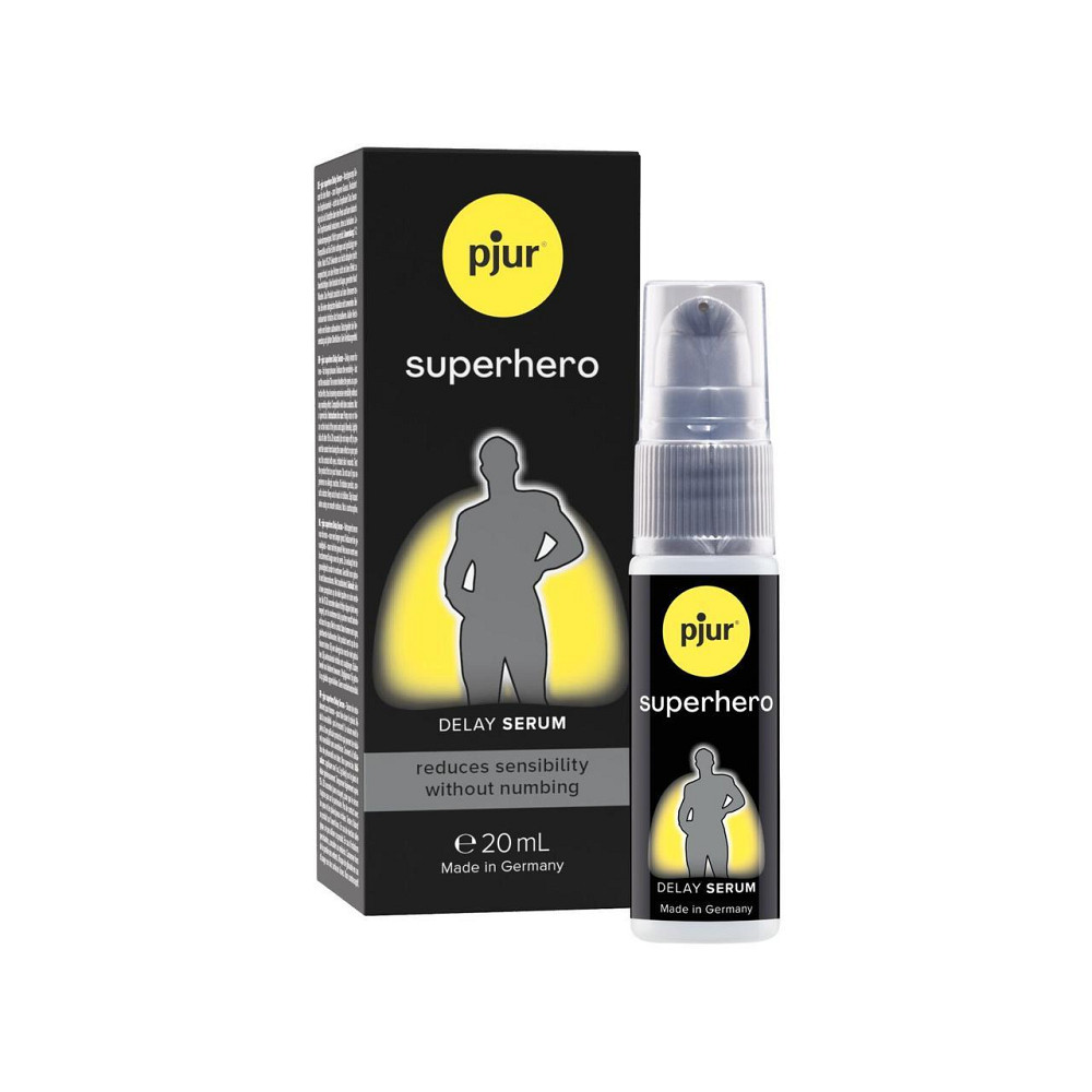 Пролонгирующий гель pjur Superhero Serum 20 мл, создает невидимую пленку снижающую чувствительность Sex Aura Киев - изображение 4