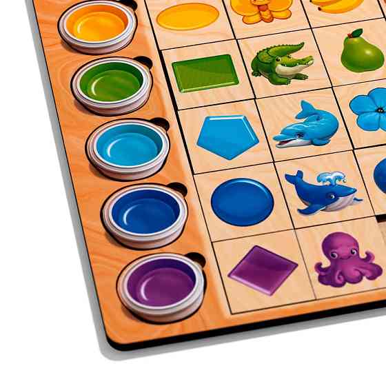 Деревянный пазл-вкладыш 