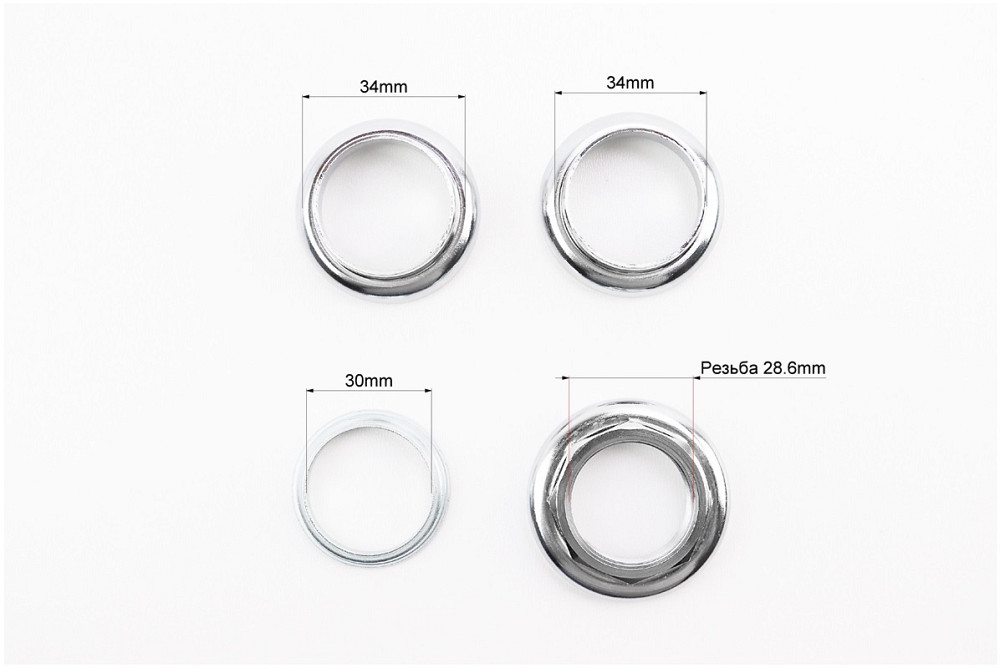 Кермова колонка 1-1/8" (34/28.6x34/30) різьбової вилки, H841SW Київ - фото 3