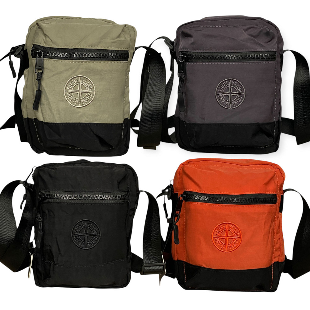 Сумка через плече Stone Island 20/15 світло сірий Запоріжжя - фото 1