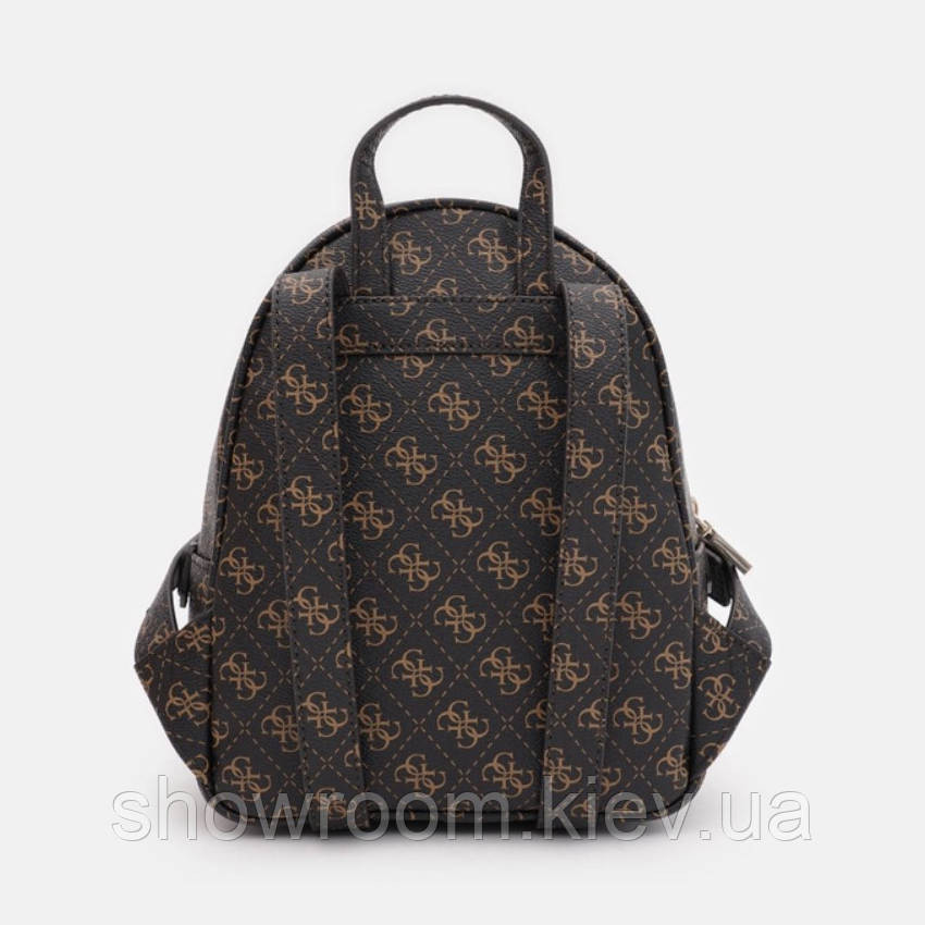 Жіночий брендовий рюкзак Guess (4592) коричневий Київ - фото 3