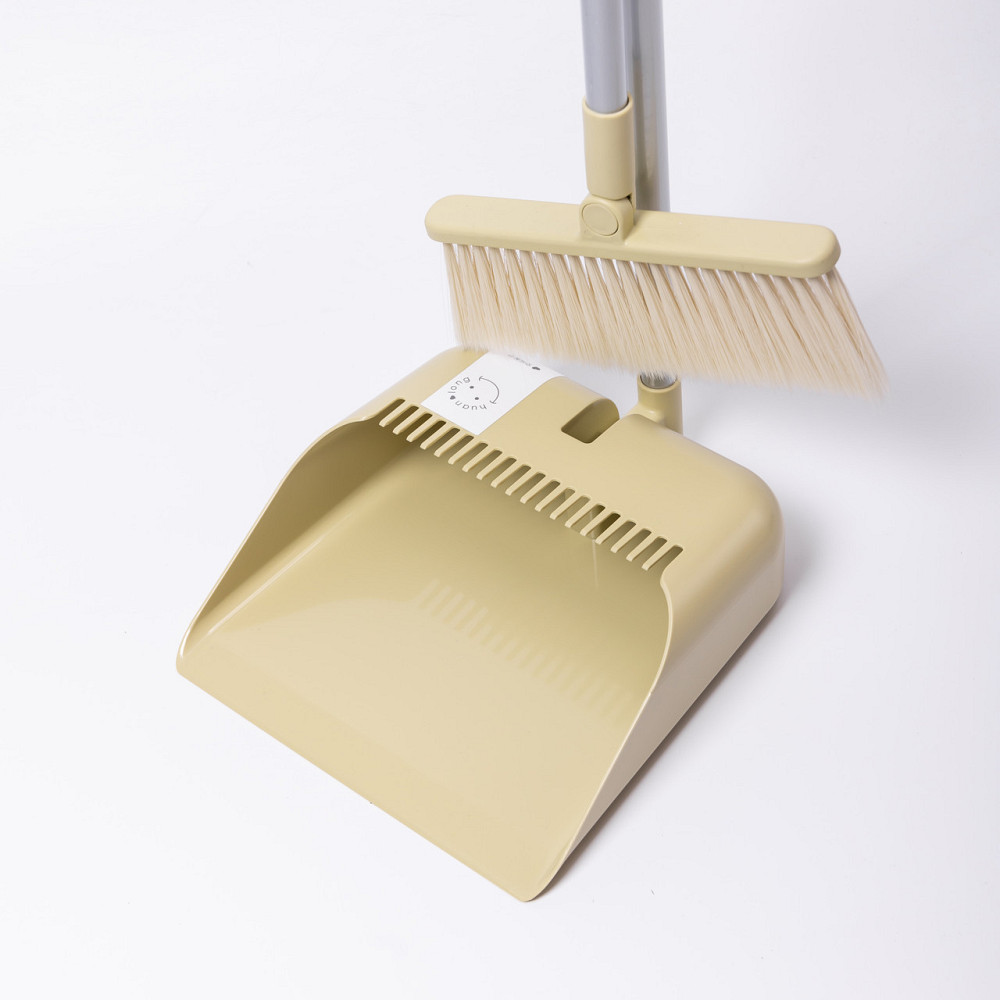 Веник і совок з довгою ручкою для прибирання, зелений Київ - фото 4