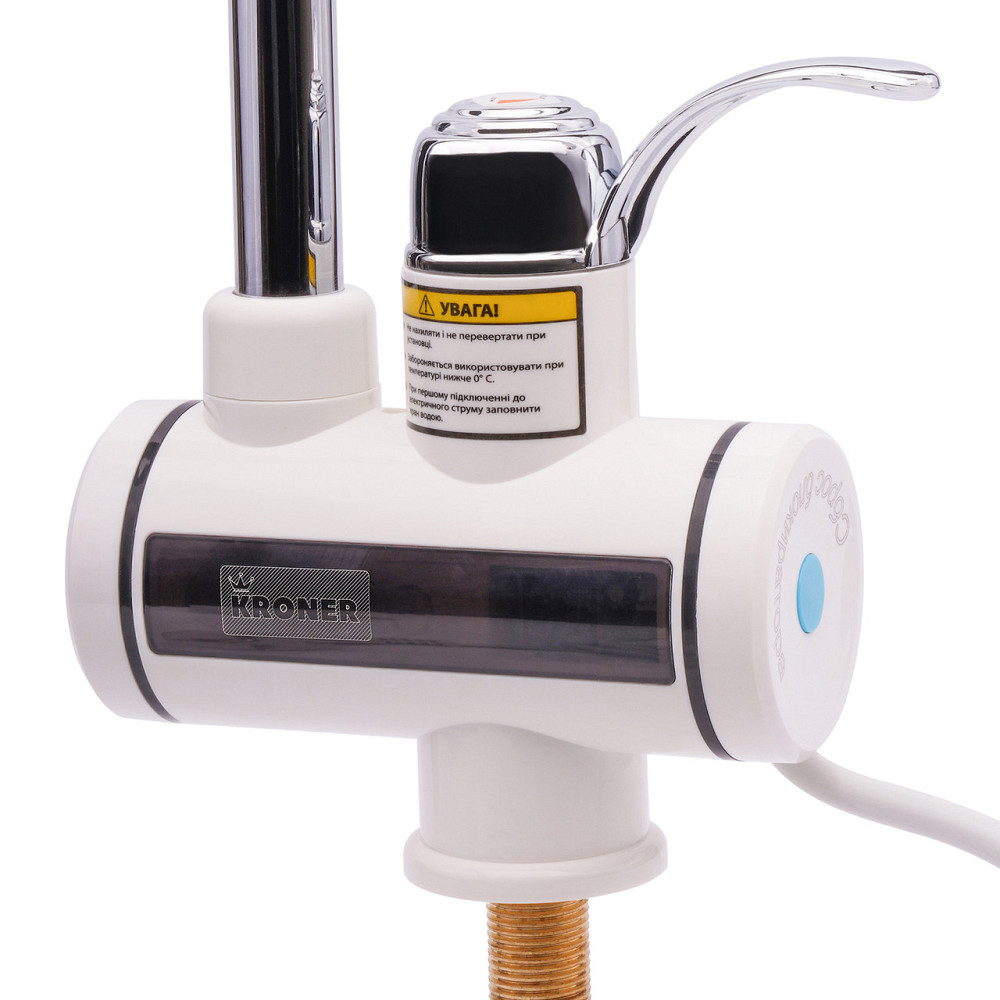 Кухонный кран с электронагревом Kroner KRM Volt - CW091 с дисплеем Киев - изображение 7
