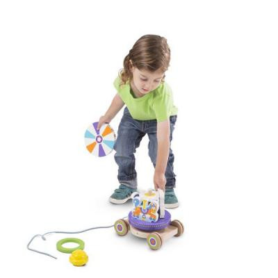 Развивающая игрушка Melissa&Doug Первая деревянная игрушка Карусель (MD13616) Винница - изображение 7