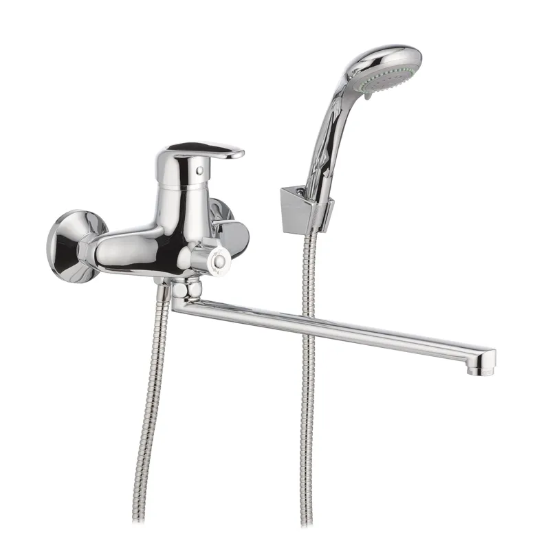 Ваннный смеситель Cron Magic 006 с черной ручкой CR0114 Харьков - изображение 1