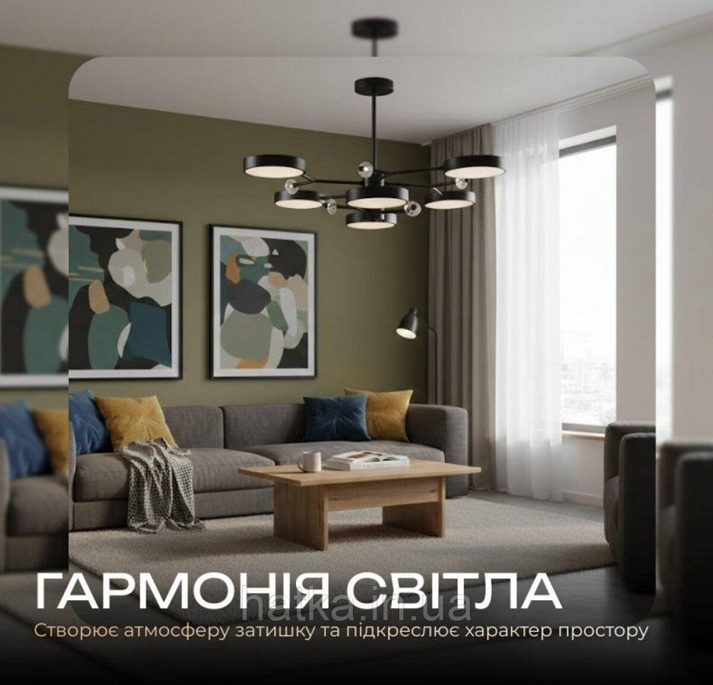 Люстра подвесная Sirius N5502/8 на 8 плафонов Киев - изображение 3