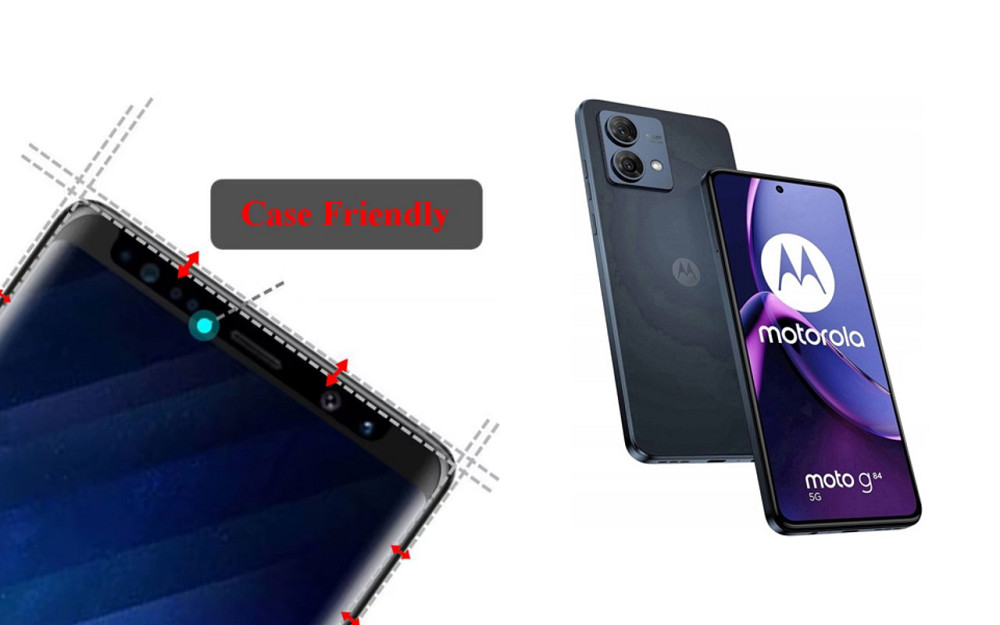 Захисне скло HyperGlass Pro для Motorola Moto G84 5G – максимальна чутливість та захист Київ - фото 4