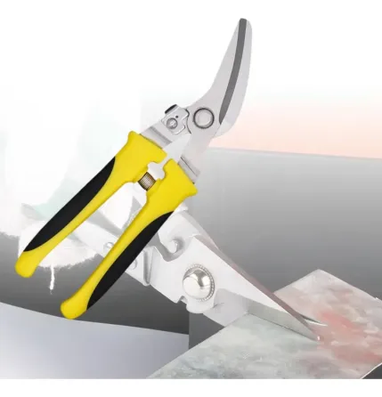 Універсальні вигнуті ножиці для металу 200мм нержавійка Київ