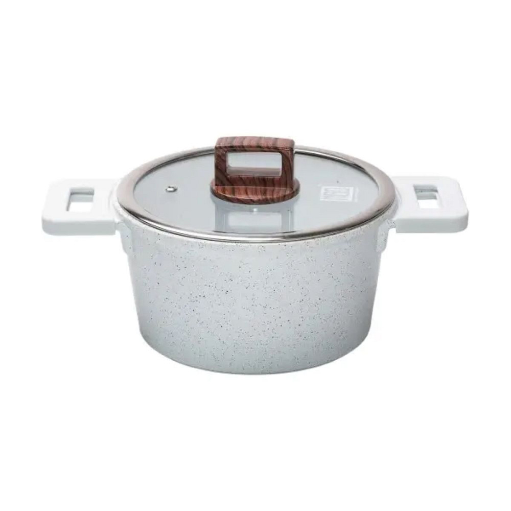 MGC Каструля MGC алюмінієва з антипригарним покриттям 3 л біла HP-4-440 Коломыя - изображение 1