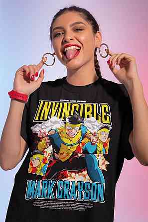 Футболка для мальчика аниме Мовие Бест Филм Ловер оверсайз (рост от 165 до 180 ) Черний AnimeJ0548m Днепр