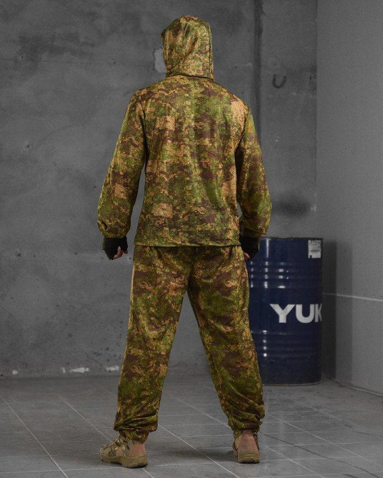 Костюм тактический маскировочный летний сетка варан хищник Одесса - изображение 8