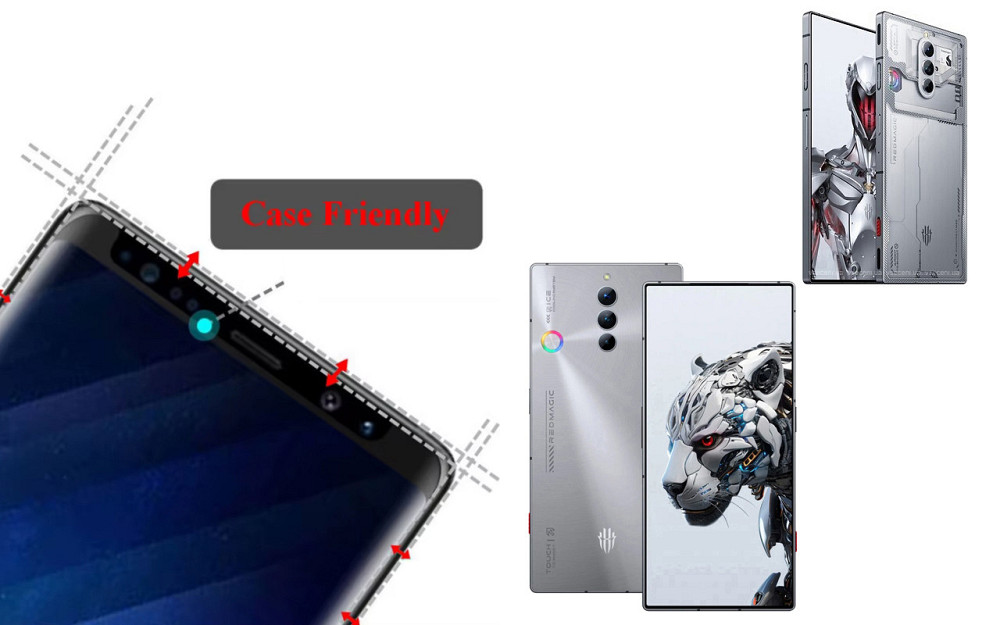Захисне скло HyperGlass Pro для nubia Red Magic 8 Pro+, Red Magic 8S Pro+ – максимальна чутливість та захист Київ - фото 4