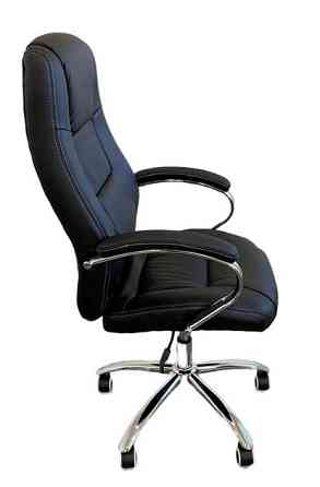 Офисное кресло руководителя Tehforward Gector хром Anyfix Черный Киев
