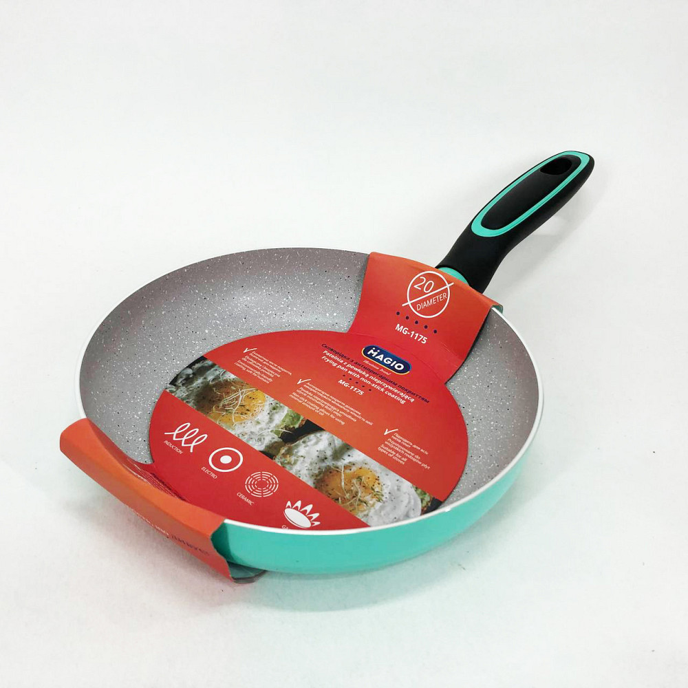 Сковорода для смаження на індукційній плиті, Сковорода з алюмінієвим корпусом, Довговічні сковорідки BX-40 Львів - фото 5