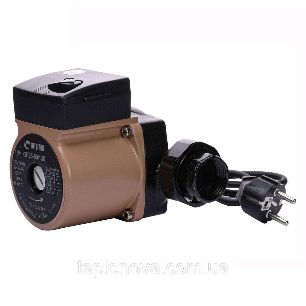 Насос циркуляционный Optima OP25-60 130мм + гайки, + кабель с вилкой! Черновцы - изображение 2