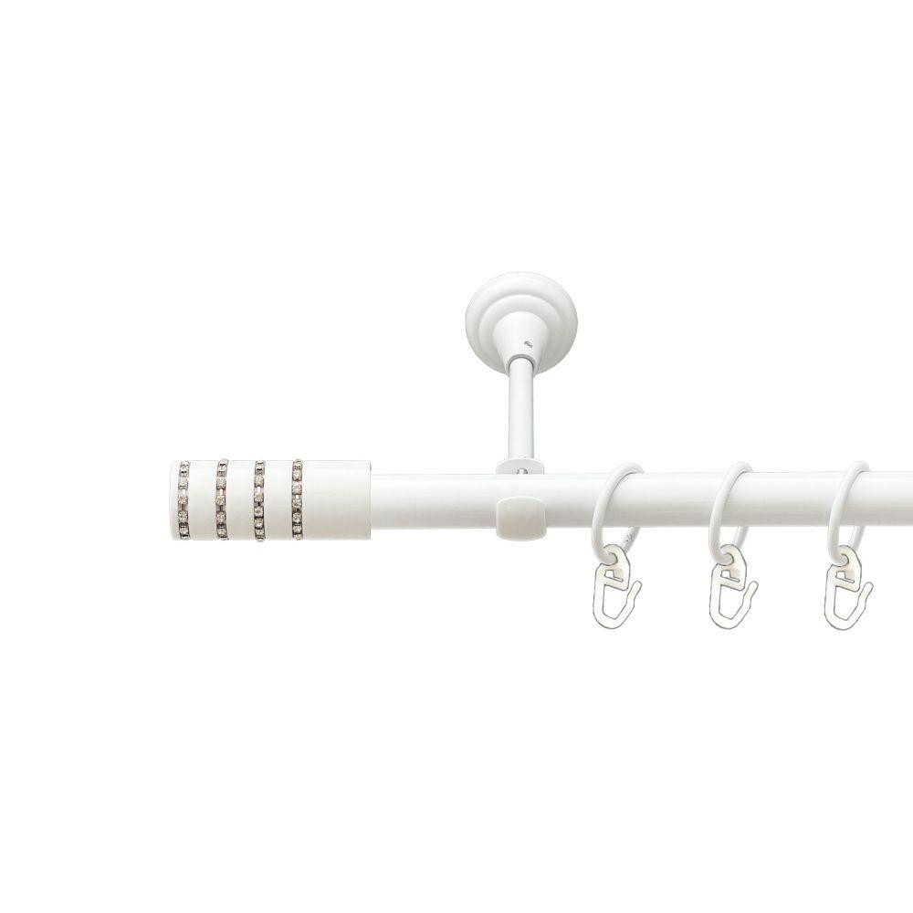 Карниз Orvit Барамелла металевий однорядний відкритий гладка труба кільце металеве Арктіс 19 мм 200 см Львов - изображение 1