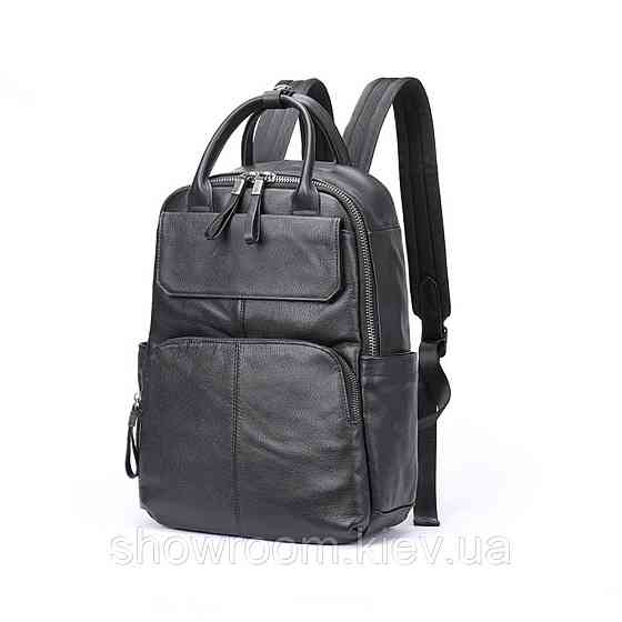Шкіряний чоловічий рюкзак з відділенням для ноутбука Leather Collection (816) Київ