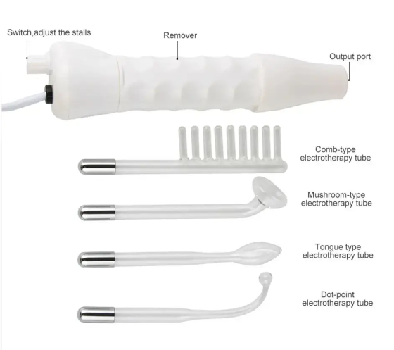 Дарсонваль для догляду за шкірою обличчя LZ-006A 9998, білий Винница