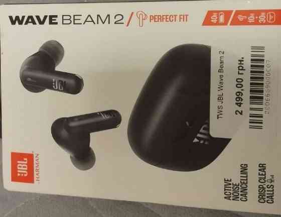 Наушники беспроводные TWS JBL Wave Beam 2 Black Харьков