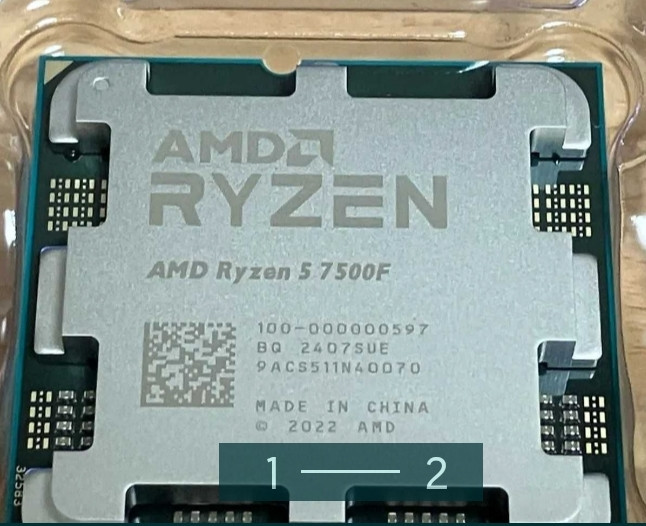 Процесор 6 ядер AM5-AMD Ryzen 5 7500F. Київ - фото 2